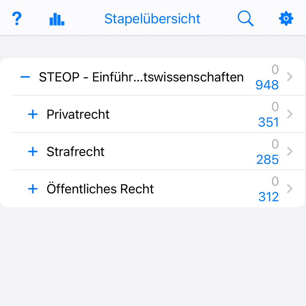 Anki-Deck für STEOP Einführung in die Rechtswissenschaften am Juridicum