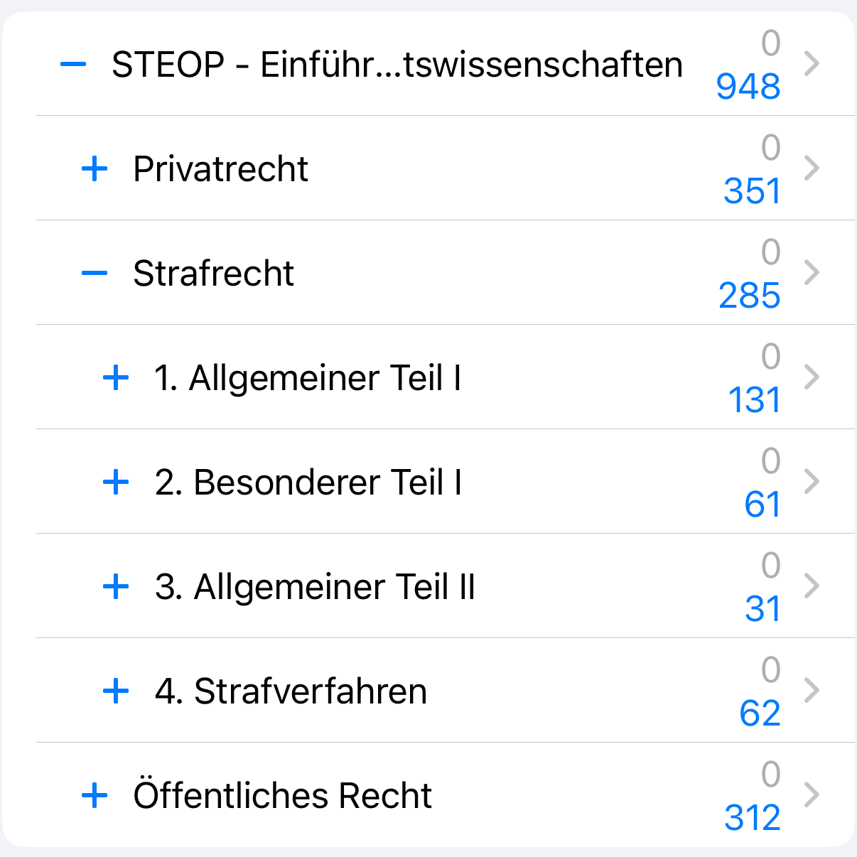 Anki-Deck für STEOP Einführung in die Rechtswissenschaften am Juridicum
