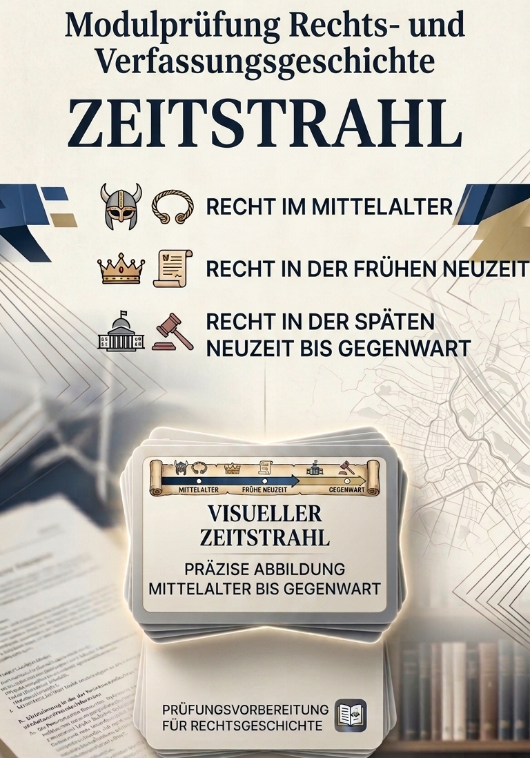 Zeitstrahl für MP Rechts- und Verfassungsgeschichte