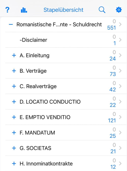 Anki-Deck für Romanistische Fundamente - Schuldrecht
