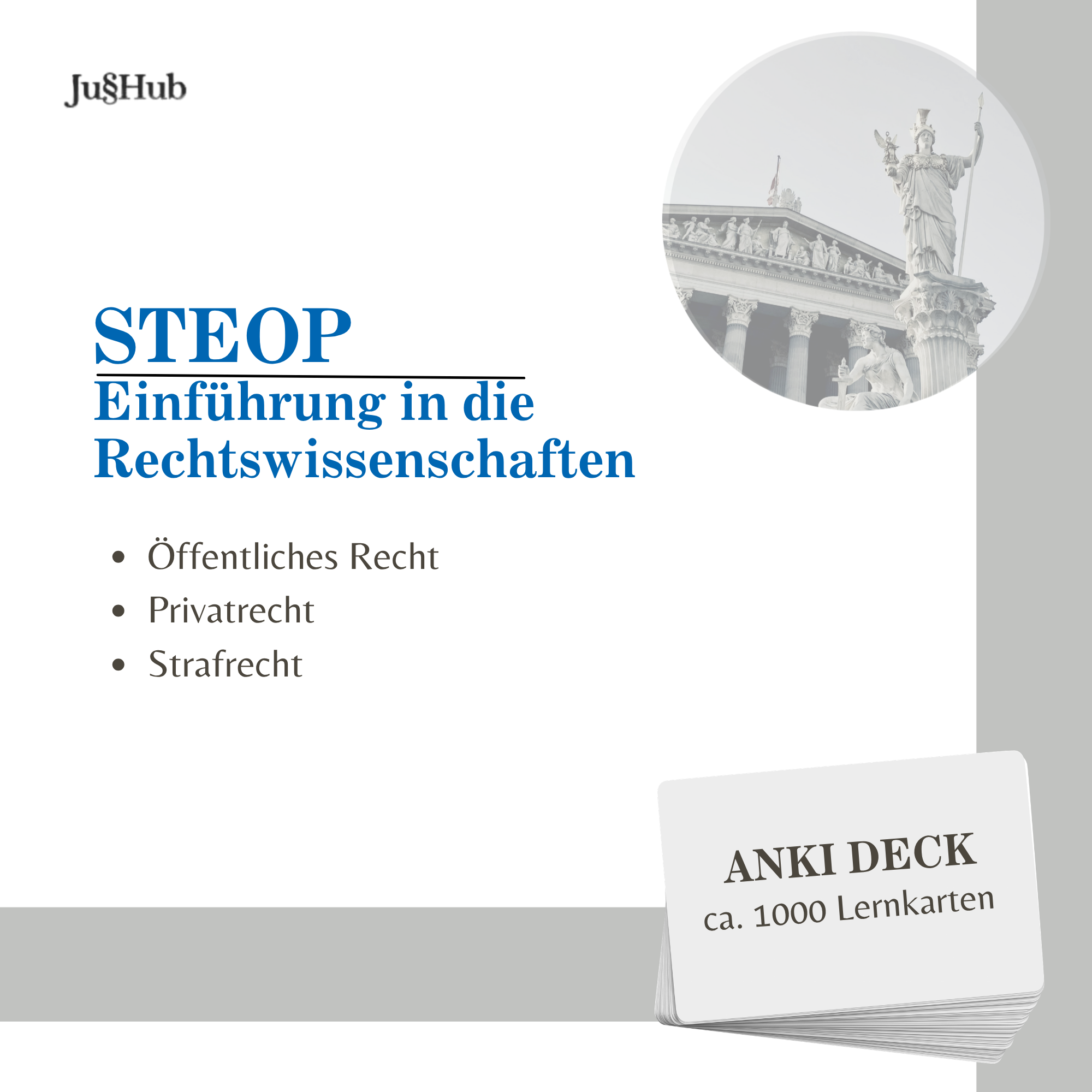Anki-Deck für STEOP Einführung in die Rechtswissenschaften am Juridicum